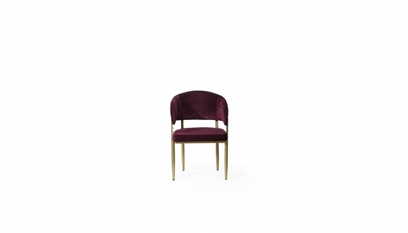 Dunkel-Lila Esszimmer Stuhl Designer Metallrahmen Esszimmer Holz StÃ¼hle