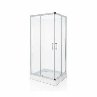 Dusche Duschkabine Duschraum Eckdusche Duschabtrennung SchiebetÃ¼r 130x100 cm