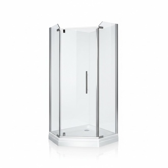 Dusche Eckdusche DuschtÃ¼r SchiebetÃ¼r Duschabteil Duschraum 100x100 cm