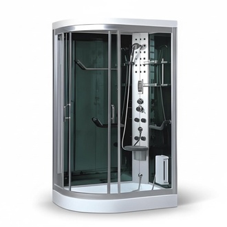 Dusche Luxusduschkabine Multifunktionsdusche Wellness-Duschkabine 120x90 cm