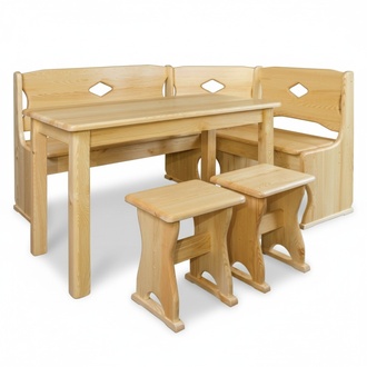 Eckbank Holzbank massive Holz BÃ¤nke KÃ¼che Essbereich Ecksitz MÃ¶bel Echtholz