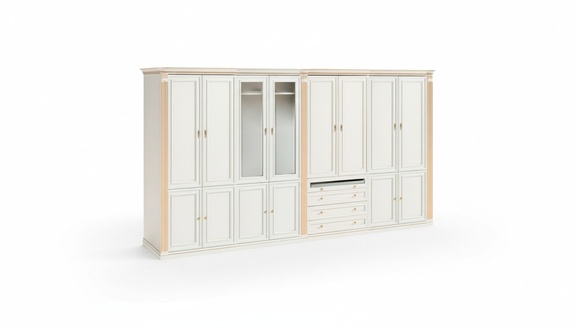 Edler Schlafzimmer Kleiderschrank Designer Holz Moderne EckschrÃ¤nke