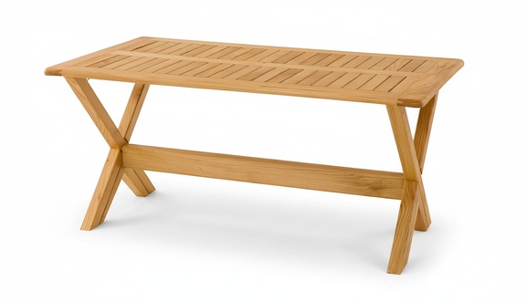 Eleganter brauner Esstisch aus Holz fÃ¼r modernes Esszimmer