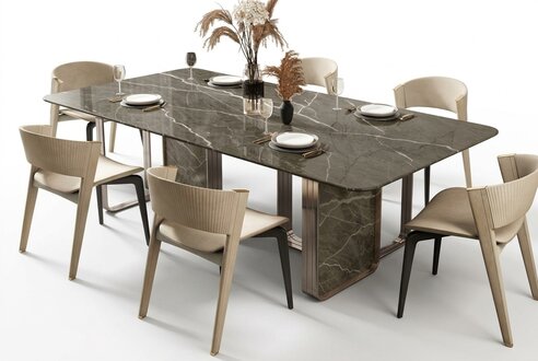 Esstisch Esszimmer Moderne Edelstahl KÃ¼che Tische Design Tisch Metall Wohnzimmer