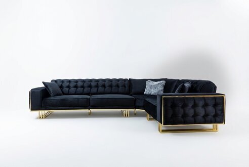 Exclusive Ecksofa Modern L-form Designer Stil MÃ¶bel Wohnzimmer Eckgarnitur