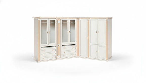 Exklusiver WeiÃer Kleiderschrank Massivholz SchrÃ¤nke Robuste VerstaumÃ¶bel