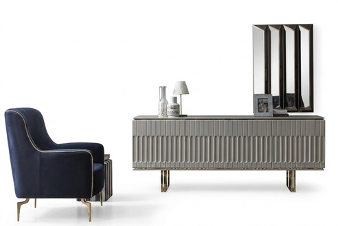 Garnitur Sideboard Spiegel Kommode Schrank Designer Luxus SchrÃ¤nke Kommoden Set