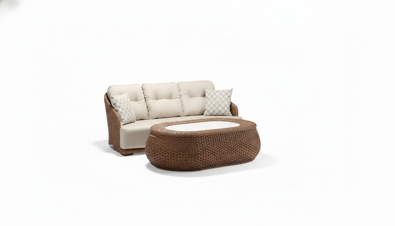 Garten RattanmÃ¶bel Sofagarnitur Terrasse Set Balkon Outdoor Lounge MÃ¶bel 2tlg.