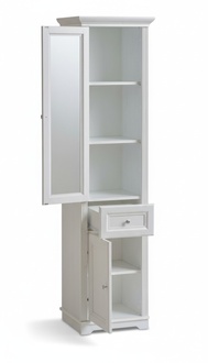 Hochschrank BadmÃ¶bel Unterschrank Hochschrank weiÃ Badschrank