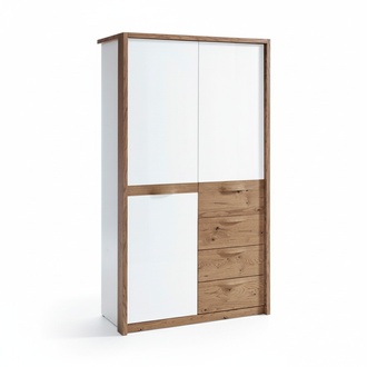 Klassische SchrÃ¤nke Schrank Eckschrank Kleiderschrank Holzschrank - CM-2D