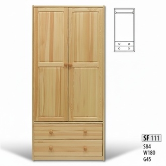 Kleiderschrank Kiefer Schrank Vollholz massiv Schlafzimmerschrank SchrÃ¤nke Neu