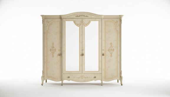 Kleiderschrank Schrank Barock Stil Klassische MÃ¶bel Schlafzimmer SchrÃ¤nke Holz