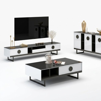 Kommode + Couchtisch + RTV Sideboard Neu Italienische Designer MÃ¶bel
