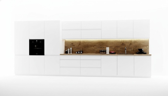 KÃ¼chenzeile HÃ¤ngeschrÃ¤nke KÃ¼che Komplett Design KÃ¼chen Holz MÃ¶bel Einrichtung