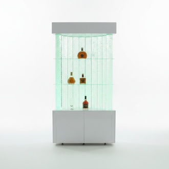 LED Regal Bar Wasser Wand SÃ¤ule Deko Beleuchtete WasserwÃ¤nde Bar Theke