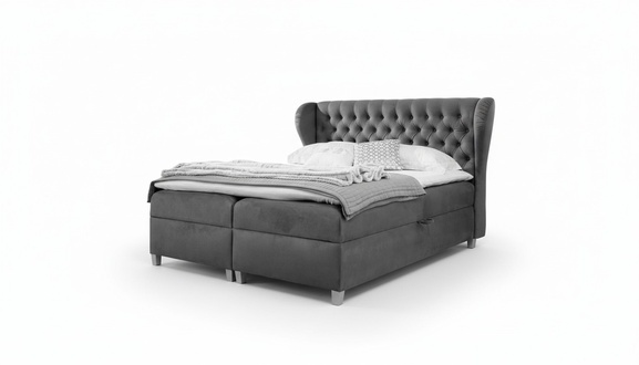 Luxus Design Boxspringbett Schlafzimmer Polsterbett Modern MÃ¶bel Chesterfield