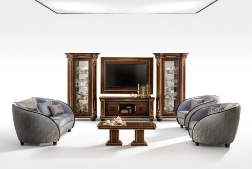 Luxus Sofagarnitur Klasse 3+2 Italienische MÃ¶bel Couch Sofa arredoclassicâ¢ Neu