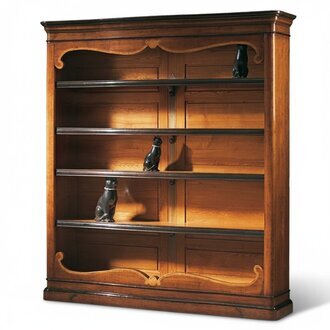 Massives Regal BÃ¼cherschrank Holz Schrank Italienische MÃ¶bel SchrÃ¤nke Regale Neu