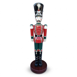 Moderne Figur Nussknacker PVC Skulptur Statuen Figuren Dekoration