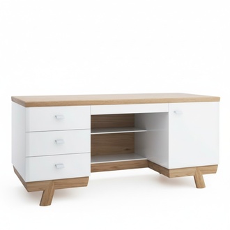Moderner Schreibtisch Tisch Schreibtische BÃ¼ro Office Chef Tische Holz Aspen