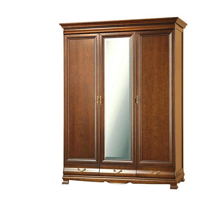 Klassische SchrÃ¤nke Schrank Schrankwand Kleiderschrank Holzschrank Spiegel