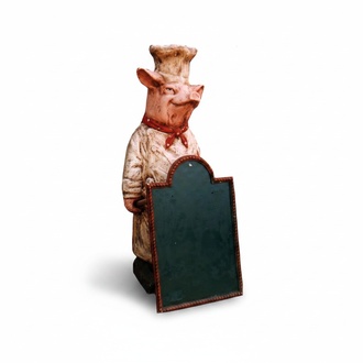 Restaurant StÃ¤nder Tafel Steak Figur Statue Skulptur Figuren Skulpturen