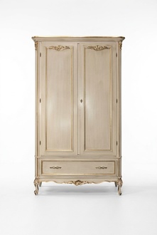 Schlafzimmer Kleiderschrank Luxus Holz Klassisch Design MÃ¶bel Beige Neu