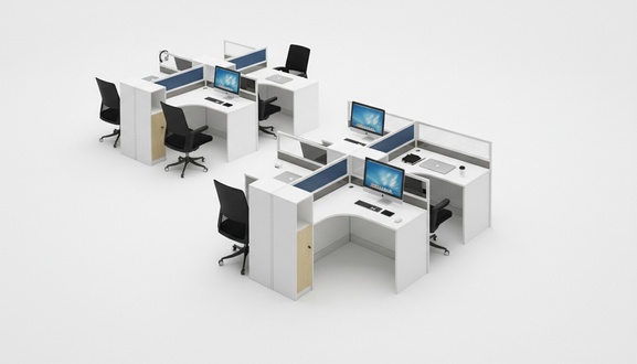 Schreibtisch 4er BÃ¼rotisch Tisch Arbeitstisch MÃ¶bel Counter call center mÃ¶bel