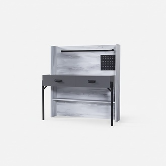 SekretÃ¤r Schreibtisch Tisch 130x60x138 Schreibtische Tische MÃ¶bel Holz Computer