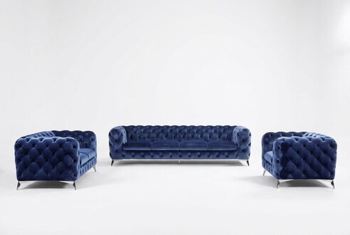 Sessel Couch Polster Sitz Designer Textil 1 Sitzer Couchen Polster Chesterfield