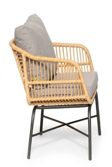 Sessel GartenmÃ¶bel Sitz Veranda Lounge Terrasse Balkon Outdoor Polsterung