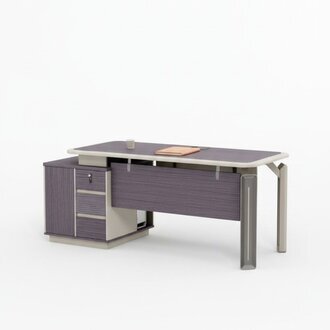Stilvolle BÃ¼ro Schreibtisch HolzmÃ¶bel Arbeitsumgebung Schubladen