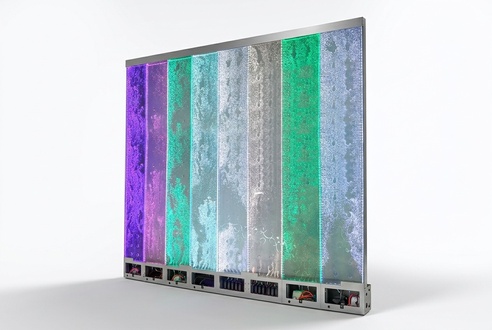 Wandpaneel LED Wasserwand Wasser WÃ¤nde Modern Wasser Blasen Dekorative Wand