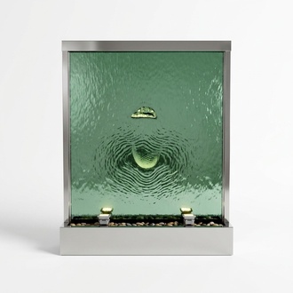 Wasserwand WassersÃ¤ule Wasserfall Led Trennwand Luxus Design