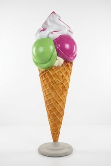 XXL Eis Diele Werbung Aufsteller Figur Garten Diele Dekoration Massiv Deko